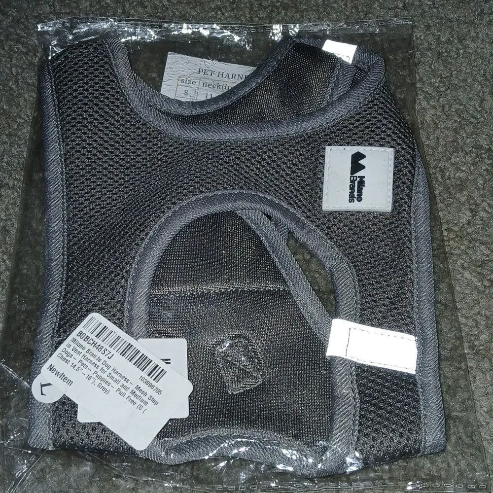 Soft Mesh Step in Harness  Adjustable, No Pull, Choke Free, All Weather Sz L NWT
